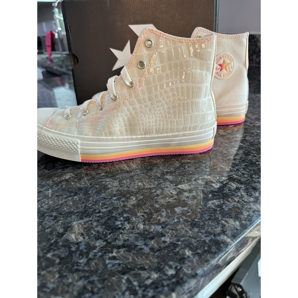 Converse CTAS EVA Lift‎ Hi A06866C Ivory Canvas. NWB Men's 7 Lady 9
